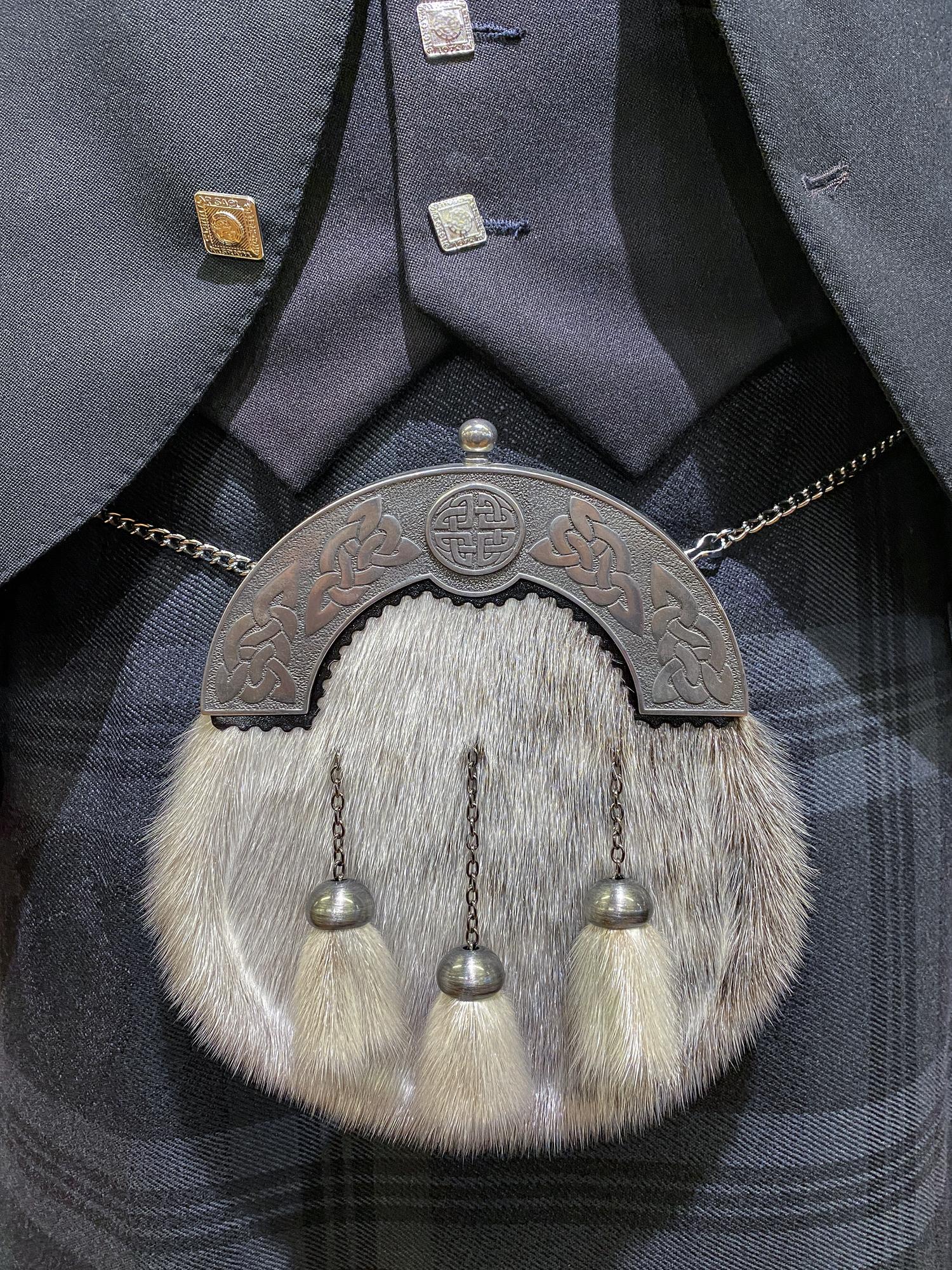 embroidered collar on a coat